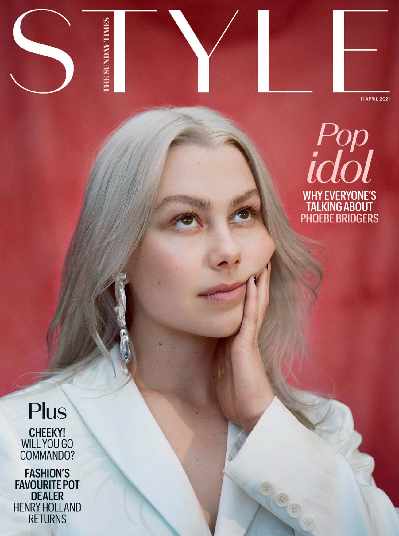 女性情報誌 STYLE UK Magazine 21 November 2021 Phoebe-Bridgers-covers-The-Sunday-Times-Style-April-11th-2021-by